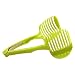 LPY Bloque de cuchillos dorado con cuchillo, rodajas de tomate de mano, circulares, para comprar otros cuchillos de pan (verde, talla única)