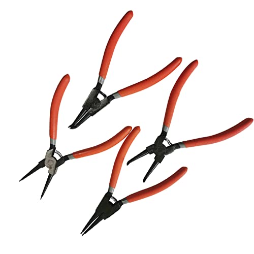 4Pcs Circlip Pliers Set Retaining Ring Retainer Ergonomic Handle Industrial Hand Tool