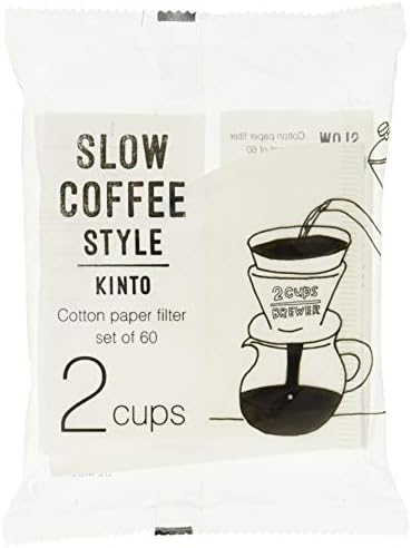 KINTO 2 Cup Cotton Paper Filter Set of 60 image 3