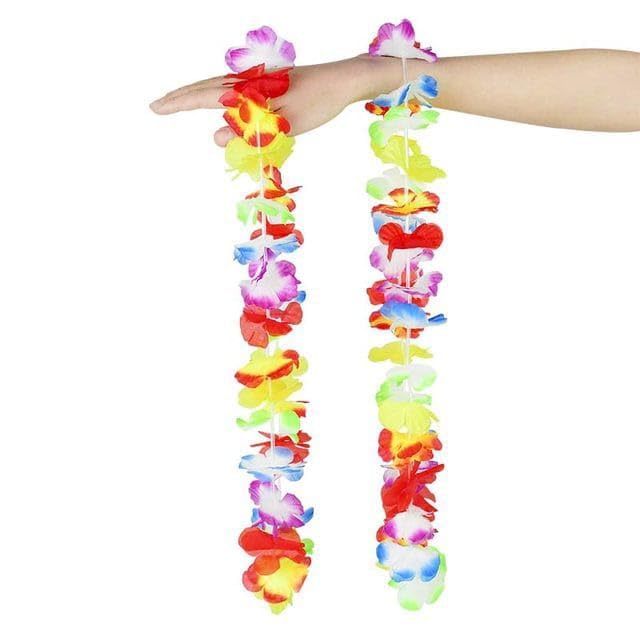 Image of Hawaiian Garland (Multicolour) Pack of 6pcs