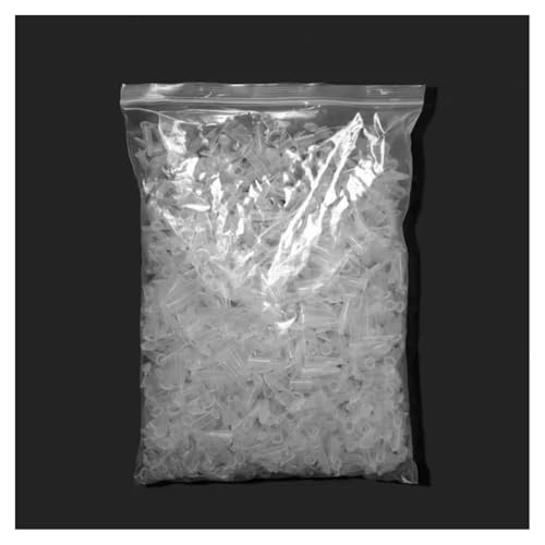 Cristalería de Laboratorio Mini tubo de plástico transparente de 0,5 ml for centrífuga, contenedor de tubos, accesorios de laboratorio científico(0.5ml-500Pcs)
