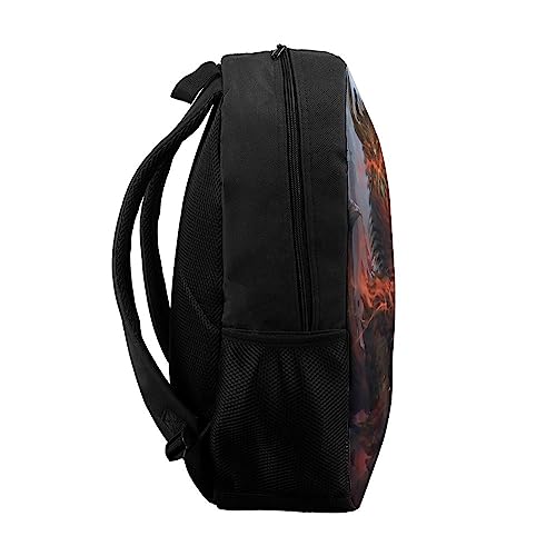 Sac à dos dragon 3D haut de gamme aux finitions soignées pour écolier