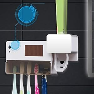 Aqxreight Zahnbürsten Desinfektionsmittel mit Zahnpastaspender