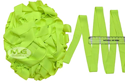 Image of M.G ENTERPRISE T-Shirt Yarn Lemon (250 gm) Art Craft Soft Fingering Crochet Hook Yarn, Needle Knitting Yarn Thread Dyed