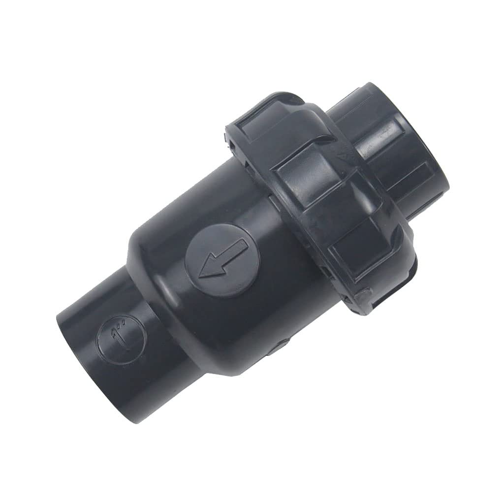 Valvola di ritegno Premium 1 pezzo I.D20~50mm Valvola a cerniera in PVC Valvola di ritegno, Valvola di non ritorno generale verticale e orizzontale, Raccordi for tubi dell'acqua for l'irrigazione del