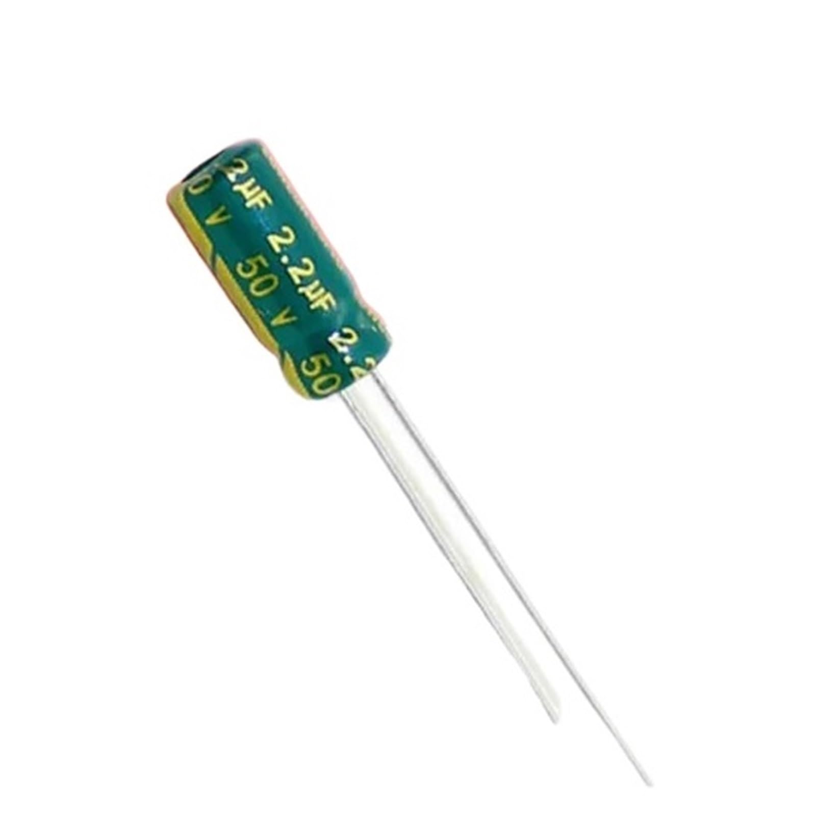 20 sztuk/partia 50 V 2,2 UF 50 V 2,2 UF 5 * 11 MM niski ESR/impedancja wysokiej częstotliwości aluminiowy kondensator elektrolityczny