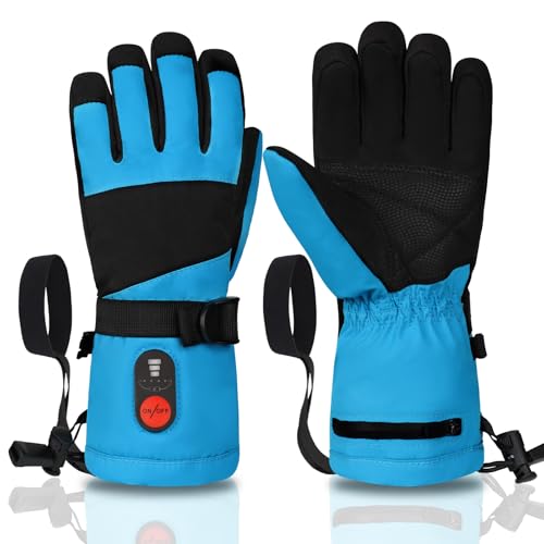 Guantes térmicos para niños que eliminan las manos frías en invierno con baterías recargables
