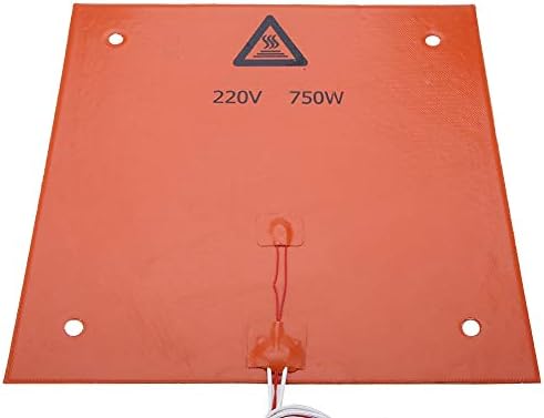 3D Drucker Heizkissen 100x100mm 60W 24V - Silikon Heizmatte Für Voron 0/0.1