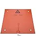 Tangxi Cuscinetto riscaldante ad alta temperatura, 220 V, 3D, accessorio per stampante in silicone, letto caldo, 750 Watt (arancione 310 x 310 mm), Bassa potenza e alta temperatura