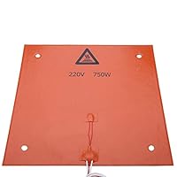 Tangxi Silikon Heizbett Für 3D-Drucker – 200W, 220V, 200x200mm, Hohe Temperaturbeständigkeit