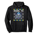 Meowzel Tov Moche Hanoukka Pull Chat Hanoukka Cadeau Juif Sweat à Capuche