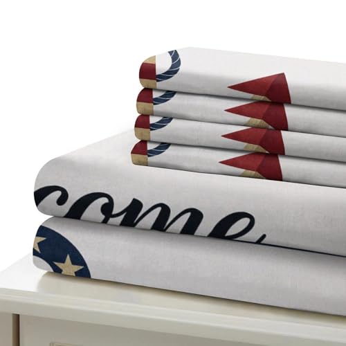 Housse de couette ancre résistante fermeture éclair contre draps rêches - 7