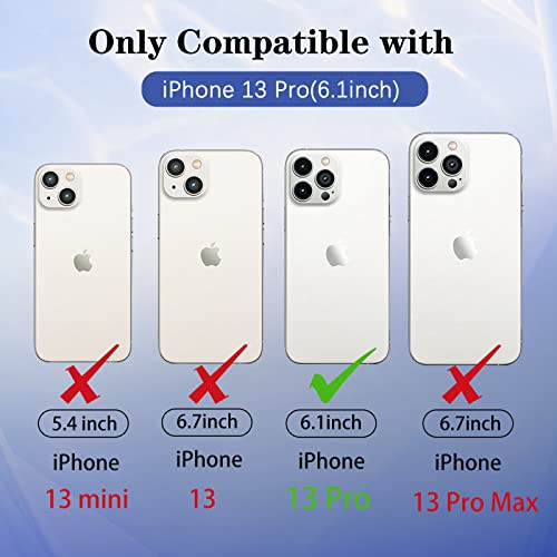 Oqplog For Iphone 13 Pro 6.1” Heavy Duty Phone Case For Girls Kids Women Boys Cute Anime Cartoon Hard Triple Layers Cover Full Body Rugged Military Grade Drop Shockproof Cases For Apple 13Pro Maro #TOP1