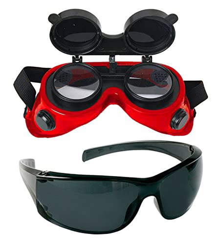 See full amazon price history chart for Vezual Safety Goggles Flip Glasses (Pack of 1) & Hard Coated Black Glasses (Pack of 1) Eye Protective For Power Tool, Welding Vezual Safety Goggles Flip Glasses (Pack of 1) & Hard Coated Black Glasses (Pack of 1) Eye Protective For Power Tool, Welding (B09MJ9QD3T) Amazon Price History, Amazon Price Tracker