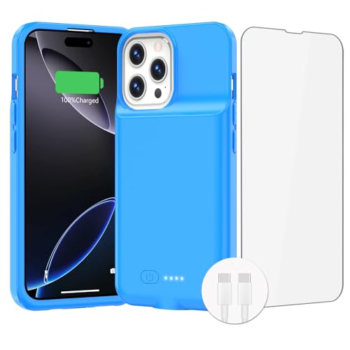 Funda con batería para iPhone 6.9, ideal para viajar gracias a su carga rápida y tacto suave TPU