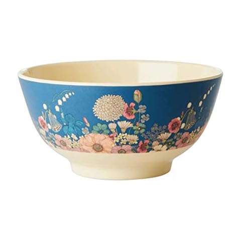 Cuenco de cereales de melamina de arroz con estampado de flores Cover