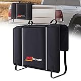 MNJ MOTOR Tailgate Bike Pad, Pickup Truck Tailgate Cover Transport for Mountain Bike Truck Tailgate Protection Pad with Reflective Strips Tool Pocket 2 Bike