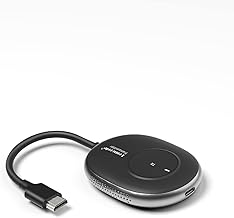 Lemorele Wireless HDMI Transmitter, 5G HDMI VGA Wireless Transmission Supports 8 TXs to 1RX, 164FT/50M 1080P HDMI Wireless Transfer for Streaming Audio Video from PC, Laptop to HDTV, Projector