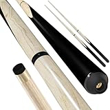 Nenkim 2 Piece Billiard House Cue Sticks,Pool Cue Stick with Leather Tip 32 Inch Short Pool Cue Durable Hardwood Billiard Stick Smooth Tip Portable Design for Home Game Room Leisure Play