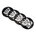 INCART Car Wheel Hub Centre Cover Stickers Original Car Tire Pack Mark Sticker Paster Transformers Decepticons Fashion Black Φ5.6cm 4Pcs/Set