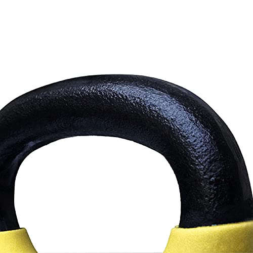 Amazon Brand - Symactive Neoprene Coated Solid Kettlebell for Gym Exercises, 8 Kg