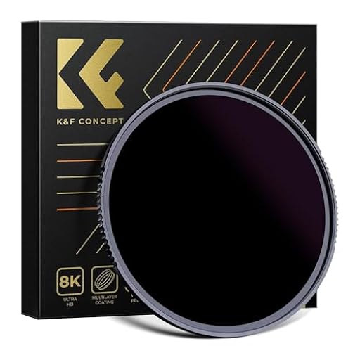 K&F CONCEPT Nano-Xcel 82mm ND Filtro ND100000 (16.6 Pasos),Filtro ND de Densidad Neutra ND100000, Filtro de Vidrio Óptico HD con Nano Revestimiento 28 Capas | Ya disponible en tu tienda friki favorita! En mundofriki.es!