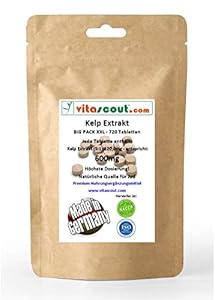 Vitascout Kelp Extrakt 600mg 720 Tabletten