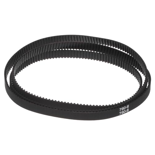 Correa de distribución 2GT 6mm goma bucle cerrado 760mm síncrona uxcell para CNC