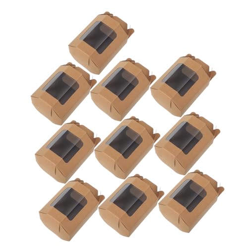 MOTHNUR 10個八角形 ケー ックス 付 付 耐油 容 持用 贈 用 パーティー 婚式