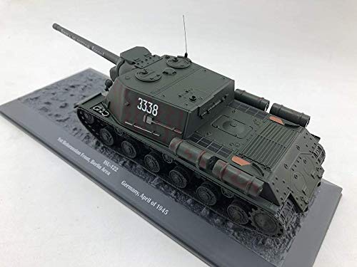 Char ISU-122 résistant 1/43 modèle réduit métallique monté sans défaut