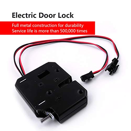 ATOPLEE Electronic Lock, 1pcs DC 12V 2A Carbon Steel Solenoid Cabinet Spring Lock for Drawer Locker (63X50X13mm) by ATOPLEE - Image 3