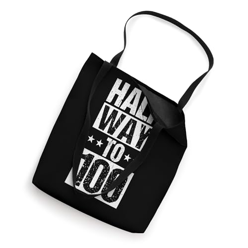 Bolsa Tote HALF WAY TO 100 50th Birthday Humor miniatura 2