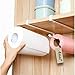 Alliebe Rollo de Papel Toalla de Papel Titular dispensador bajo Armario Rack Soporte sin taladrar para Cocina y baño(2 Piezas)
