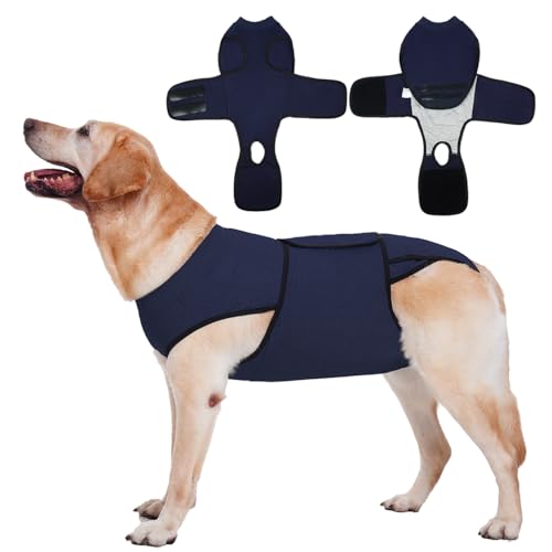 Image of Nanaki Recovery Suit for Dogs Cats After Surgery, Professional Pet Recovery Shirt Dog Abdominal Wounds Bandages, Substitute E-Collar & Cone,Prevent Licking Dog Onesies Pet Surgery Recovery Suit