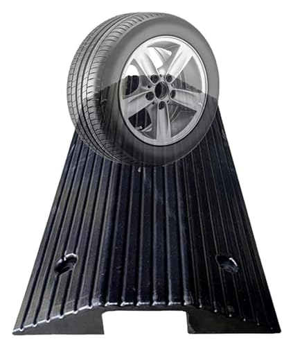 Threshold Ramp Ramp Threshold Ramp Heavy Duty Rubber Ramp Sturdy Curved Obstacle Mobility Scooter Ramp Non-Slip Kerb Ramps Anti-Slip (Black Sty