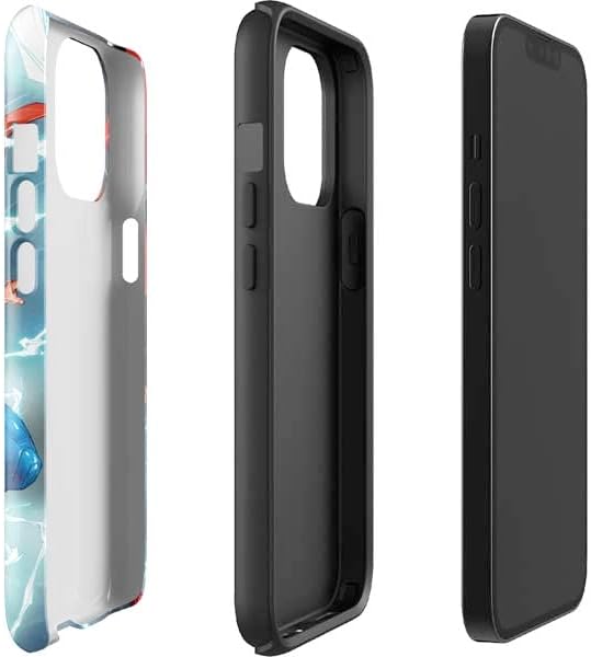 Skinit Impact Phone Case Compatible with iPhone 14 Pro Max - Officially Licensed DC Comics Superman Heat Vision Design
