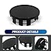 Anyhut 4 PCS Wheel Center Caps, Automotive Hubcap Center Caps for Rims, Covers Caps with 2.13