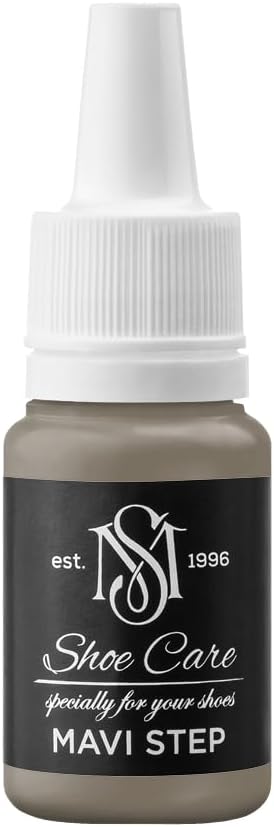 Universal Leather Dye - NCS S 6005-Y20R Charcoal Brown Grey - High Coverage Leather Paint for Shoes, Bags, Canvas & Sneakers by MAVI STEP - 3.40 fl oz / 100 ml