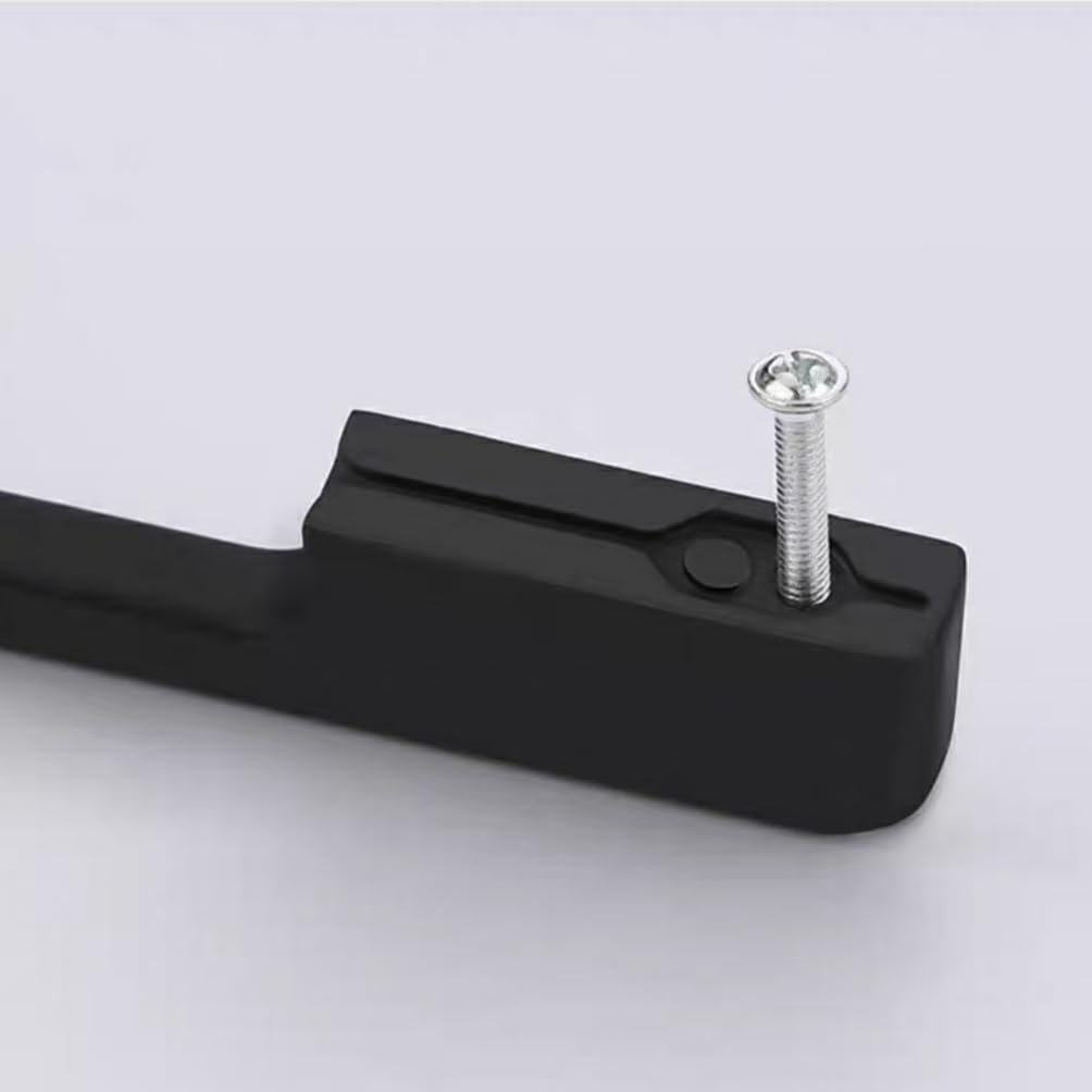 Tiradores de Muebles largo Negro,Manijas para Gabinete Modernos,Aluminio Sólido | Superficie Anodizada,Mango en Proa Tiradores de Puertas de Armario- 1152mm/45.4in
