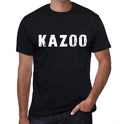 Kazoo Mens Retro T Shirt Black Birthday Gift 00553 CasualUltrabasic