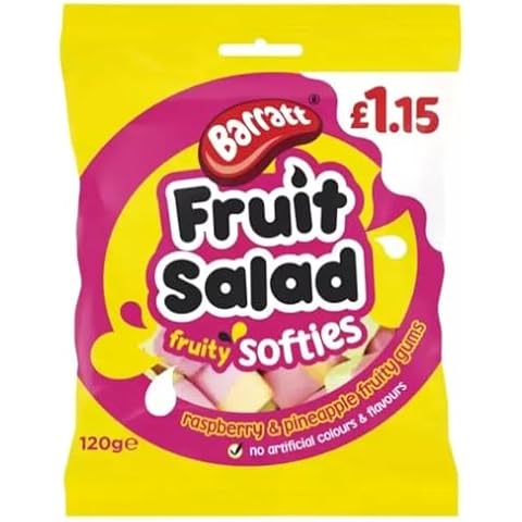 Barratt Fruit Salad Softies - 120g - Pack of 4 Cover