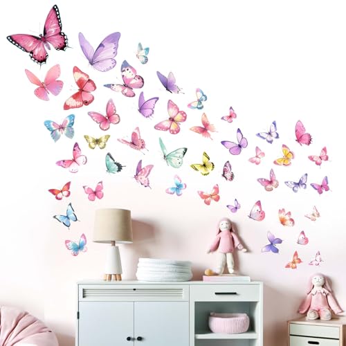 Vinilos Decorativos Mariposas para Pared 45 x 45 in miniatura 3