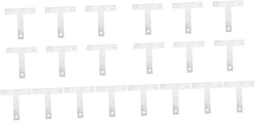 DOITOOL Soporte de acero para esquina de 20 piezas