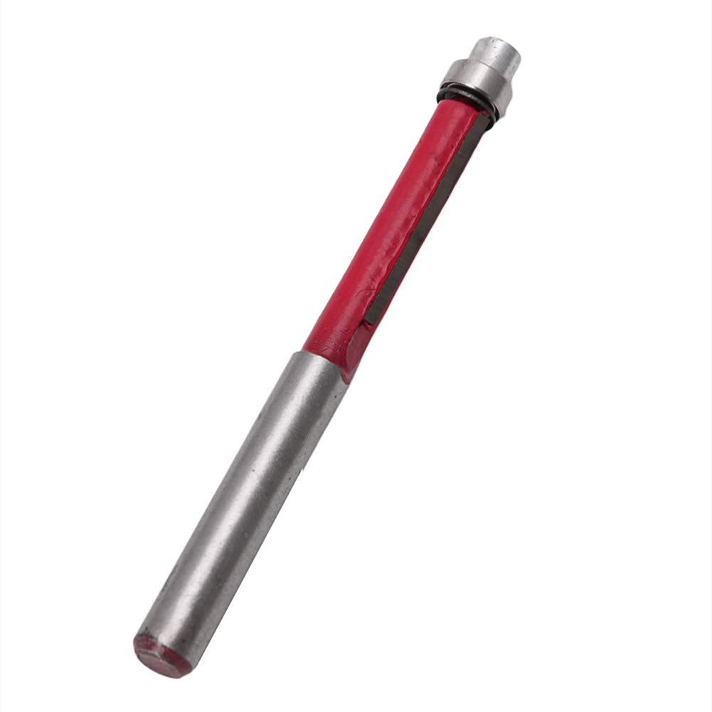 YOGOTEU New 6.35mm Flush Trim Bit Tipped for 1/4