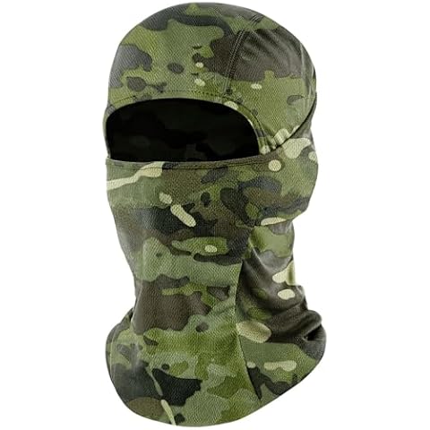 ROXUN Ski Mask Balaclava Shiesty, Motorcycle Football Windproof UV Protector Cooling for Men/Women Camo Forrest Cover