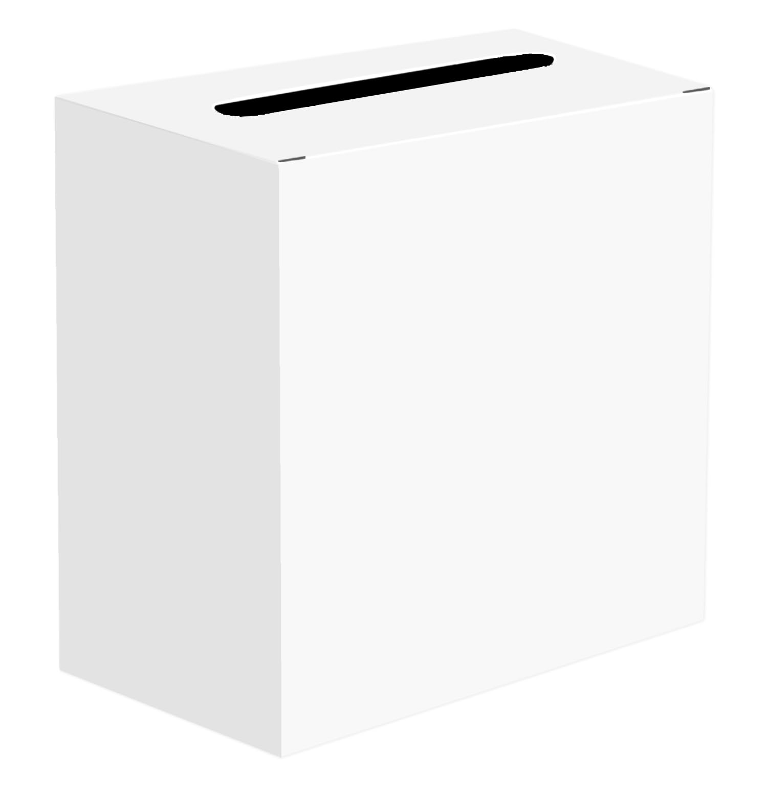 SietDESEO White Card Box for Graduation Large Cardboard Gift Card Box Holder for Wedding Reception Birthday Graduation Baby Shower Raffle Ticket Box with Slot
