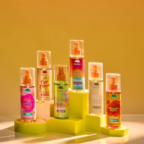 Image of Tree Hut Electric Beach Hair & Body Mist, Alcohol-Free Body Spray, 6 Fl Oz