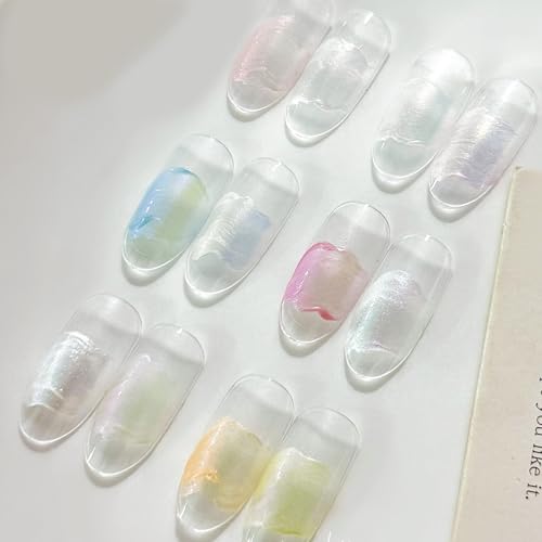 Paleta de uñas gel de 12 colores pigmentados Pat Gel para manicura DIY 5