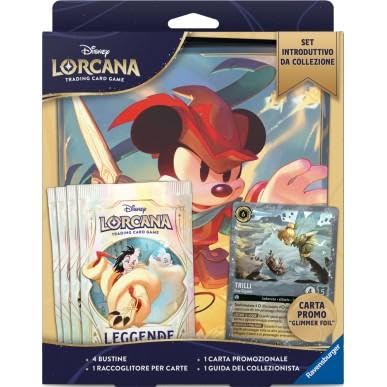 Ravensburger - Disney Lorcana Collection Starter Set 9: Mickey Mouse | Giochi Da Tavolo Adulti 14 Anni | Giochi Di Carte Lingua Italiana | Gioco Da Tavolo Adulti Lorcana Disney | Carte Da Gioco