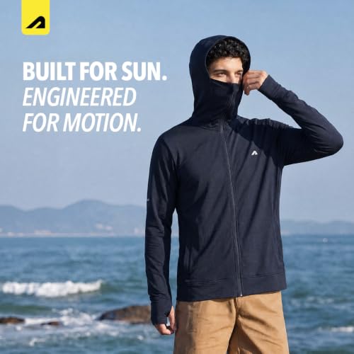 Image of Boldfit Sunscreen Jacket for Men UV Protection Jacket for Men Lightweight Breathable Quick Dry Polyester Full Sleeve Sun Protection Running Jacket Travel,Trekking, Outdoor Summer Wear
